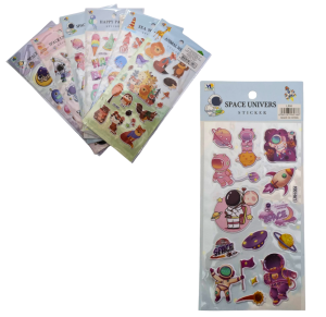 ADESIVO ALTO RELEVO SORTIDO - LRK-MJ 21671-17