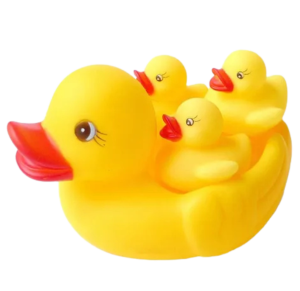 PATINHO DE BORRACHA C/4 UND - BAR-1376-4