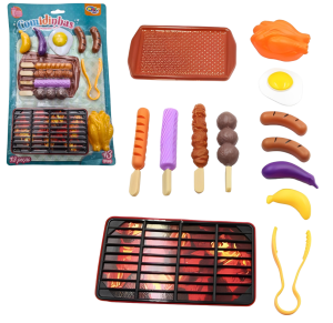 COMIDINHAS KIT CHURRASCO C/GRILL - WB12079