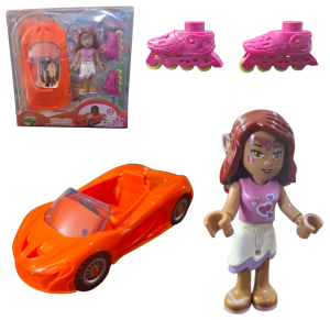 BONECA DE MONTAR C/CARRO SORTIDA - TK-AB7991