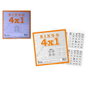 BLOCO DE BINGO TAMOIO 4X1 21,5X21X5 CM C/6 BLS C/100 FLS - 6040