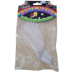 GARFO SOBREMESA PL CRISTAL C/12 UNID