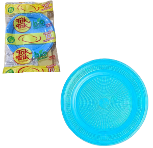 PRATO SOBREMESA AZUL CLARO PL 15CM C/10 UNID