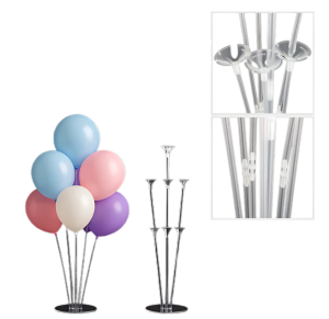 SUPORTE P/BALÕES 72CM C/7 HASTES - AX20266-A
